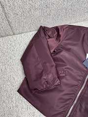 Dior Couture Bomber Jacket Burgundy - 4