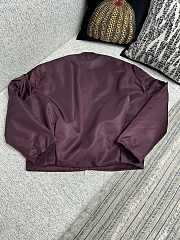 Dior Couture Bomber Jacket Burgundy - 2