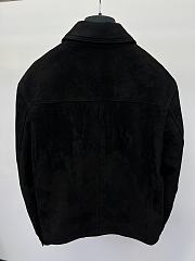 Dior Shirt Jacket Suede Black - 3