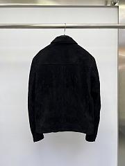 Dior Shirt Jacket Suede Black - 2