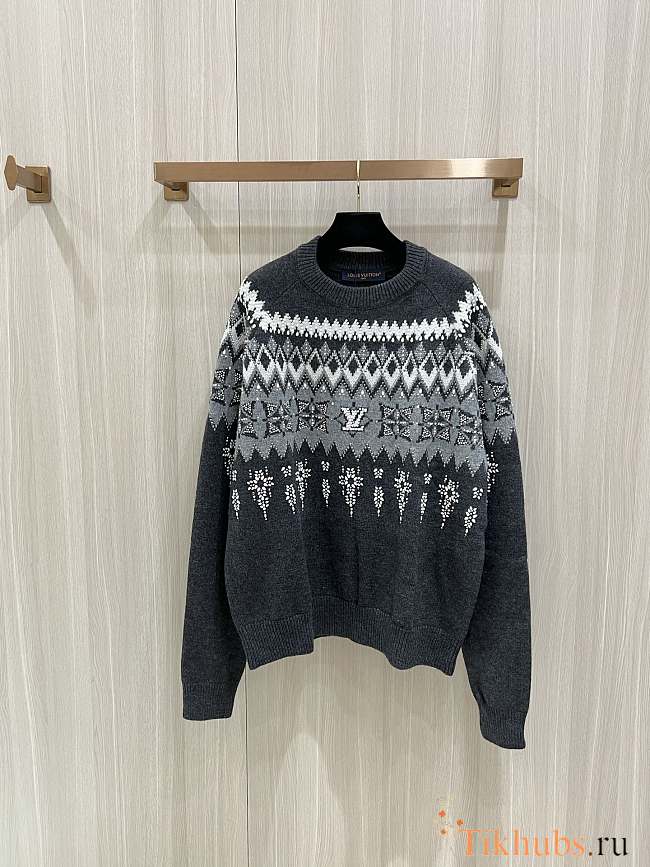 Louis Vuitton LV Grey Sweater 02 - 1