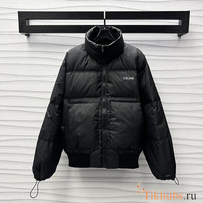 Celine Cropped Down Jacket Nylon - 1