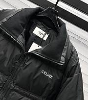 Celine Cropped Down Jacket Nylon - 2
