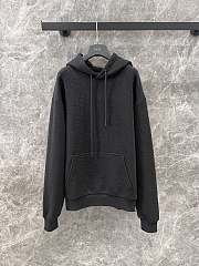Dior Oblique Hooded Sweatshirt Black - 1