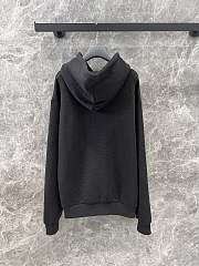 Dior Oblique Hooded Sweatshirt Black - 2