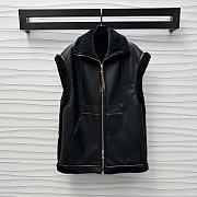 Louis Vuitton LV Shearling Leather Gilet  - 1
