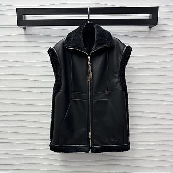 Louis Vuitton LV Shearling Leather Gilet 