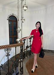 Valentino Crepe Couture Short Dress 90cm - 5