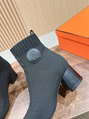 Hermes Volver 60 Ankle Boot Black  - 3