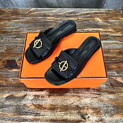 Hermes Isle Sandal Black  - 1