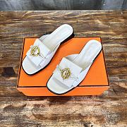 Hermes Isle Sandal White - 1
