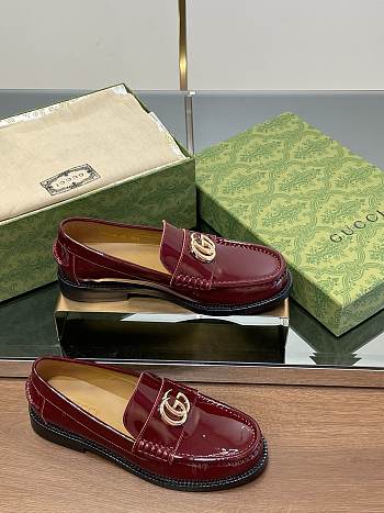Gucci Women's Double G Loafer Red 