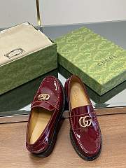Gucci Women's Double G Loafer Red  - 5