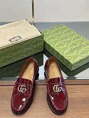 Gucci Women's Double G Loafer Red  - 4