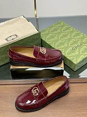 Gucci Women's Double G Loafer Red  - 3