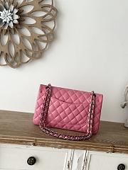 Chanel Flap Bag Pink Yellow Lambskin 25cm - 5