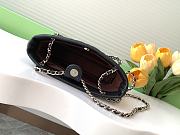 Chanel Classic Clutch With Strap Black Caviar 20x11x9cm - 5