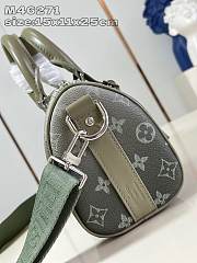 Louis Vuitton LV Keepall Bandoulière 25 Khaki Green 25x15x11cm - 5