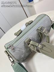 Louis Vuitton LV Keepall Bandoulière 25 Khaki Green 25x15x11cm - 2