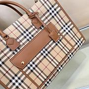 Burberry Medium Freya Tote Brown Beige 40x16x30cm - 2