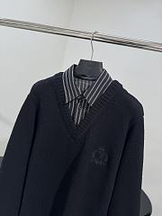 Balenciaga Layered Wool Sweater - 3