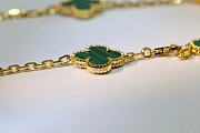 Van Cleef VCA Green Necklace  - 2
