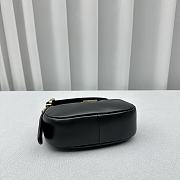 Miu Miu Shoulder Bag Black Leather 17x15.5x5.5cm - 5