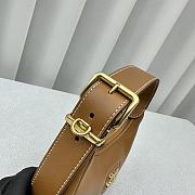 Miu Miu Shoulder Bag Brown Leather 17x15.5x5.5cm - 5