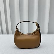 Miu Miu Shoulder Bag Brown Leather 17x15.5x5.5cm - 3