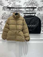 Gucci Fabric Bomber Jacket GG  - 1