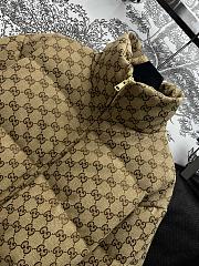 Gucci Fabric Bomber Jacket GG  - 4