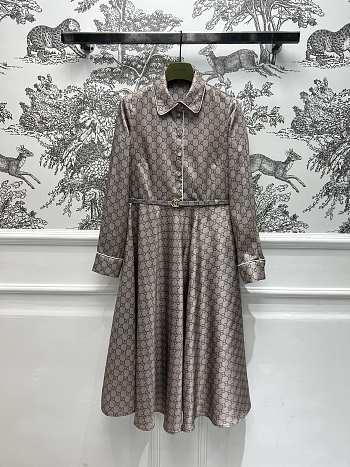 Gucci GG Silk Twill Dress
