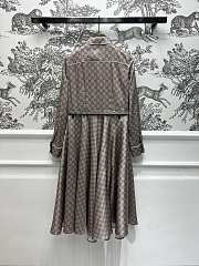 Gucci GG Silk Twill Dress - 2