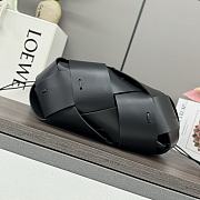 Loewe Interlaced Hobo Bag Black 38x18x17cm - 3