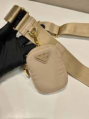 Prada Re-Edition 2005 Re-Nylon Beige Gold 22x12x6cm - 3