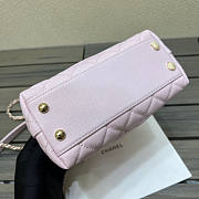 Chanel Mini Coco Handle Light Pink Caviar 19x13x9cm - 6