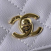 Chanel Mini Coco Handle Light Purple Caviar 19x13x9cm - 2