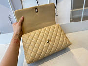 Chanel Coco Handle Flap Bag Beige Caviar 29cm - 6