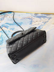 Chanel Coco Handle Black Caviar Black Hardware 24x14x10cm - 4