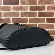 Gucci Large Backpack With Web Black 40x34x12cm - 6