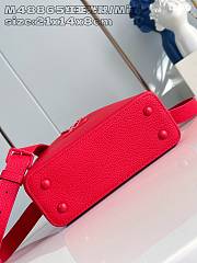 Louis Vuitton LV Capucines Mini Red 21x13.6x8cm - 5