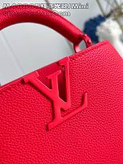 Louis Vuitton LV Capucines Mini Red 21x13.6x8cm - 4