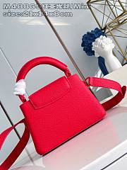 Louis Vuitton LV Capucines Mini Red 21x13.6x8cm - 3