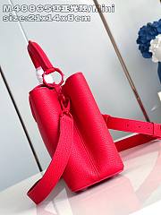 Louis Vuitton LV Capucines BB Red Bag 27x17.3x9cm - 5