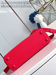 Louis Vuitton LV Capucines BB Red Bag 27x17.3x9cm - 2