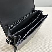 Celine Medium Besace Triomphe Black 22x20x5cm - 3
