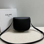 Celine Medium Besace Triomphe Black 22x20x5cm - 2