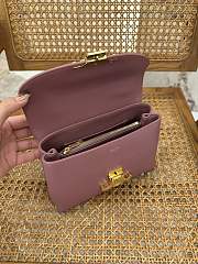 Celine Teen Nino Bag Shiny Calfskin Rose 20.5x13x8cm - 2
