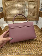 Celine Teen Nino Bag Shiny Calfskin Rose 20.5x13x8cm - 5