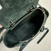 Celine Belt Pico Bag Green Grained Calfskin 16x21x8cm - 6